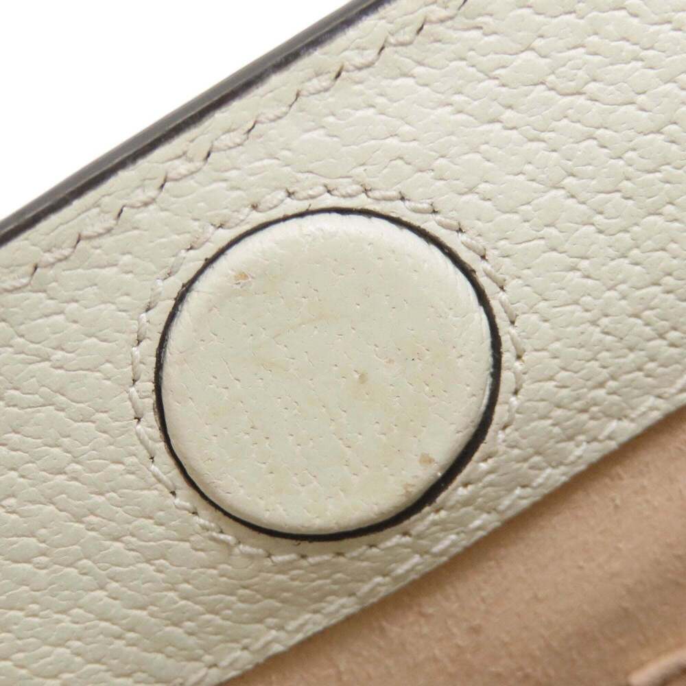 GUCCI Authentic White Leather Shoulder Bag - Picture 9 of 16